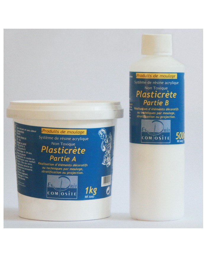 Résine acrylique plasticrète non toxique Résine acrylique plasticrète non toxique